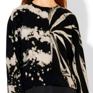 Proenza Schouler Split Splatter Print Sweatshirt Size Medium